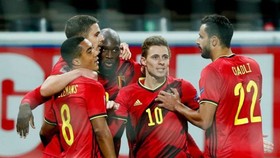 Romelu Lukaku tỏa sáng và tuyển Bỉ tiếp tục tỏ rõ sức mạnh. Ảnh: Getty Images  