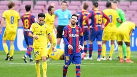 Lionel Messi vẫn thấy nỗ lực của mình bị phí hoài. Ảnh: Getty Images