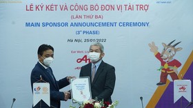 Lễ ký kết và ra mắt nhà tài trợ kim cương thứ 4 của Đoàn thể thao SEA Games 31 của Việt Nam.