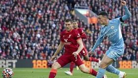 Phil Foden sẽ là vũ khí nguy hiểm nhất của Man.City trước Liverpool. Ảnh: Getty Images