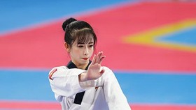 Nữ tuyển thủ Châu Tuyết Vân đã lên đường đi Hàn Quốc dự giải thế giới. Ảnh: CTV
