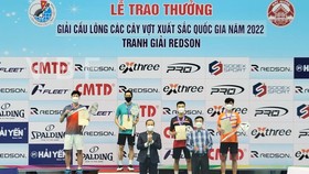 Nguyễn Tiến Minh vô địch đơn nam tại Bắc Giang. Ảnh: VBF