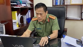 Giám đốc Trung tâm Huấn luyện và thi đấu thể thao (Bộ Công an) Nguyễn Xuân Hải. Ảnh: MINH CHIẾN 