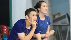 Vợ chồng Tiến Minh, Vũ Thị Trang sẽ tranh tài SEA Games 31. Ảnh: ĐÌNH VIÊN