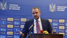 Chủ tịch Liên đoàn bóng đá Ukraine, Andriy Pavelko.