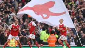 Arsenal là bất ngờ thú vị khi dẫn đầu sau 8 lượt trận của mùa giải mới. Ảnh: Getty Images