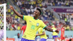 Vinicius Junior tự tin tỏa sáng trong đội hình đầy sao của tuyển Brazil.