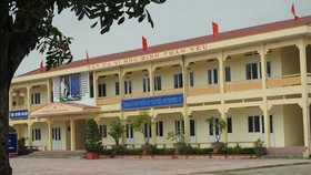 Trường THCS Duy Ninh - nơi em N. phải nhập viện vì bị cô giáo phạt 231 cái tát