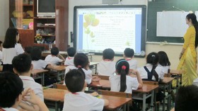  Một tiết dạy học của cô Đỗ Ngọc Quỳnh Trâm tại  Trường Tiểu học Trung Nhất, quận Phú Nhuận