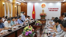 Trước đó, UBND tỉnh Bình Định chỉ đạo các sở, ngành, địa phương trong tỉnh về việc thực hiện cấp bách các giải pháp chống khai thác thủy sản trái phép, không rõ nguồn gốc (IUU). Ảnh: TTXVN