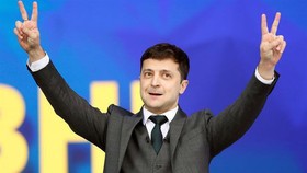 Tổng thống vừa đắc cử Ukraine Volodymyr Zelenskiy. Ảnh: REUTERS