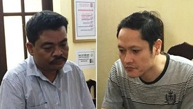 Viện Kiểm sát nhân dân tỉnh Hà Giang đã ban hành cáo trạng truy tố 5 bị can trong đó có Vũ Trọng Lương (bên phải) và Nguyễn Thanh Hoài (bên trái)