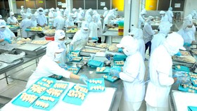 Chế biến thực phẩm tại nhà máy của Tập đoàn CJ đầu tư tại TPHCM. Ảnh: THÀNH TRÍ