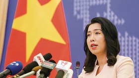 Bà Lê Thị Thu Hằng, Người phát ngôn Bộ Ngoại giao. Nguồn: BAOQUOCTE.VN