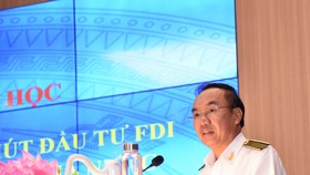 Phó Tổng KTNN Đoàn Xuân Tiên phát biểu. Ảnh:VGP
