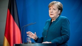 Thủ tướng Đức Angela Merkel vẫn đứng đầu danh sách những phụ nữ quyền lực nhất thế giới năm thứ 10 liên tiếp. Ảnh: REUTERS