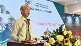  Phó Chủ tịch UBND TPHCM Võ Văn Hoan phát biểu tại Hội thảo. Ảnh: VOH