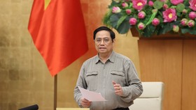 Thủ tướng Chính phủ Phạm Minh Chính gửi thư chúc mừng nhân Ngày Doanh nhân Việt Nam 13-10. Ảnh: TTXVN