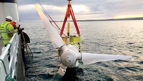 Lắp đặt turbine phát điện từ thủy triều tại eo biển Anh