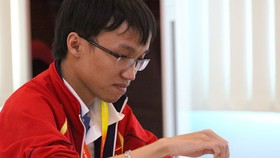Nguyễn Ngọc Trường Sơn đoạt HCV nội dung cờ chớp. Nguồn: T.L