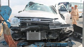 Một vụ tai nạn xảy ra trên tuyến đường cao tốc HLD