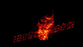 Trạm không gian Thiên Cung 1 chụp ở quỹ đạo cao 270 km, ảnh radar do Viện Vật lý Tần số cao và Kỹ thuật Radar Fraunhofer (Fraunhofer FHR) ở Đức công bố ngày 21-3-2018