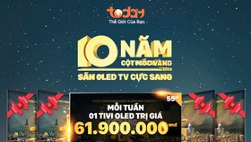10 năm cột mốc vàng -  Săn Oled tv cực sang trên Todaytv