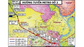 Khẩn trương giải phóng mặt bằng tuyến metro số 2 Bến Thành - Tham Lương