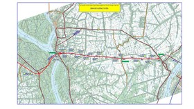 Sơ đồ tuyến cao tốc Mỹ Thuận - Cần Thơ dài gần 23 km - Nguồn: Tổng Công ty Đầu tư phát triển và Quản lý hạ tầng giao thông Cửu Long