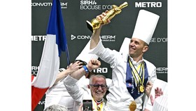 Đầu bếp Davy Tissot giành giải thưởng  cao nhất cuộc thi