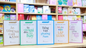 Một số ấn phẩm trong tủ sách “Tiếng Việt giàu đẹp” do những giáo sư đầu ngành ngôn ngữ học thực hiện