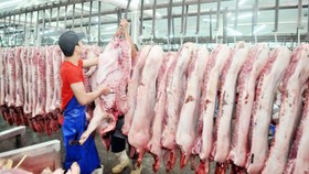 Giá thịt heo tại chợ đầu mối giảm