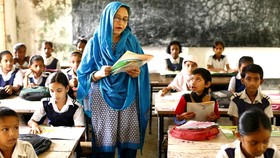 Một lớp học ở Bangladesh