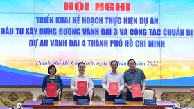 4 tỉnh, thành ký kết kế hoạch làm đường Vành đai 3 TPHCM