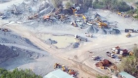 Khai thác đá trái phép, một đơn vị bị phạt hơn 150 triệu đồng