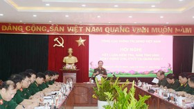 Trung tướng Trịnh Văn Quyết chủ trì hội nghị kết luận kiểm tra tại Quân khu 7