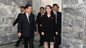 Kim Yo Jong gặp gỡ các quan chức chính phủ Hàn Quốc vào tháng 6 năm 2019. / Ảnh: Bộ Thống nhất