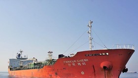 Iran đã bắt giữ tàu chở hóa chất HANKUK CHEMI của Hàn Quốc với lý do 'gây ô nhiễm vùng vịnh Persian bằng hóa chất'. (Nguồn: Bloomberg)