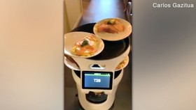 Robot được sử dụng ở một nhà hàng tại Florida. Nguồn ảnh: Fox News.