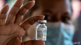 A vial of the Cuban-made COVID-19 vaccine Abdala. (File photo: AFP)