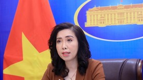 Spokesperson for the foreign ministry of Việt Nam during Thursday's press briefing in Hà Nội. — VNA/VNS Photo Lâm Khánh