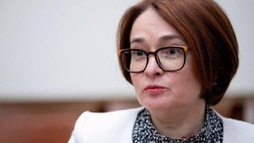 Thống đốc Ngân hàng Trung ương Nga Elvira Nabiullina. Ảnh: Reuters