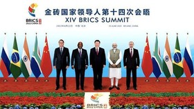 Lãnh đạo các quốc gia thành viên nhóm BRICS.