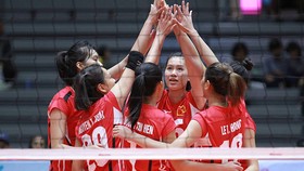 Tinh thần đoàn kết chính là sức mạnh của đội tuyển U23 nữ Việt Nam.   Ảnh: Thiên Hoàng