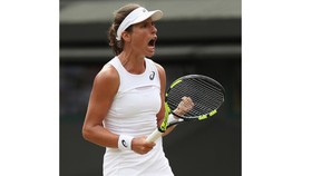 Johanna Konta - nhân tố tự hào của người Anh ở Wimbledon.