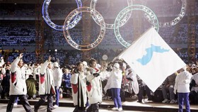 Hai miền Triều Tiên cùng diễu hành tại Olympic PyeongChang