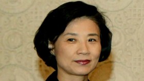 Bà Lee Myung-hee, vợ chủ tịch hãng Korean Air. Ảnh: Yonhap.