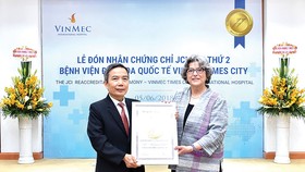 VINMEC TIMES CITY -  Nhận chứng chỉ chất lượng quốc tế JCI lần thứ 2