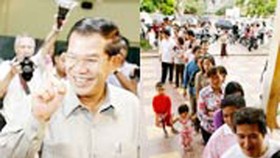 8,3 triệu cử tri Campuchia đi bầu cử Quốc hội