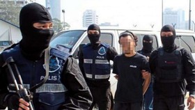 Malaysia bắt giữ 5 đối tượng tình nghi khủng bố